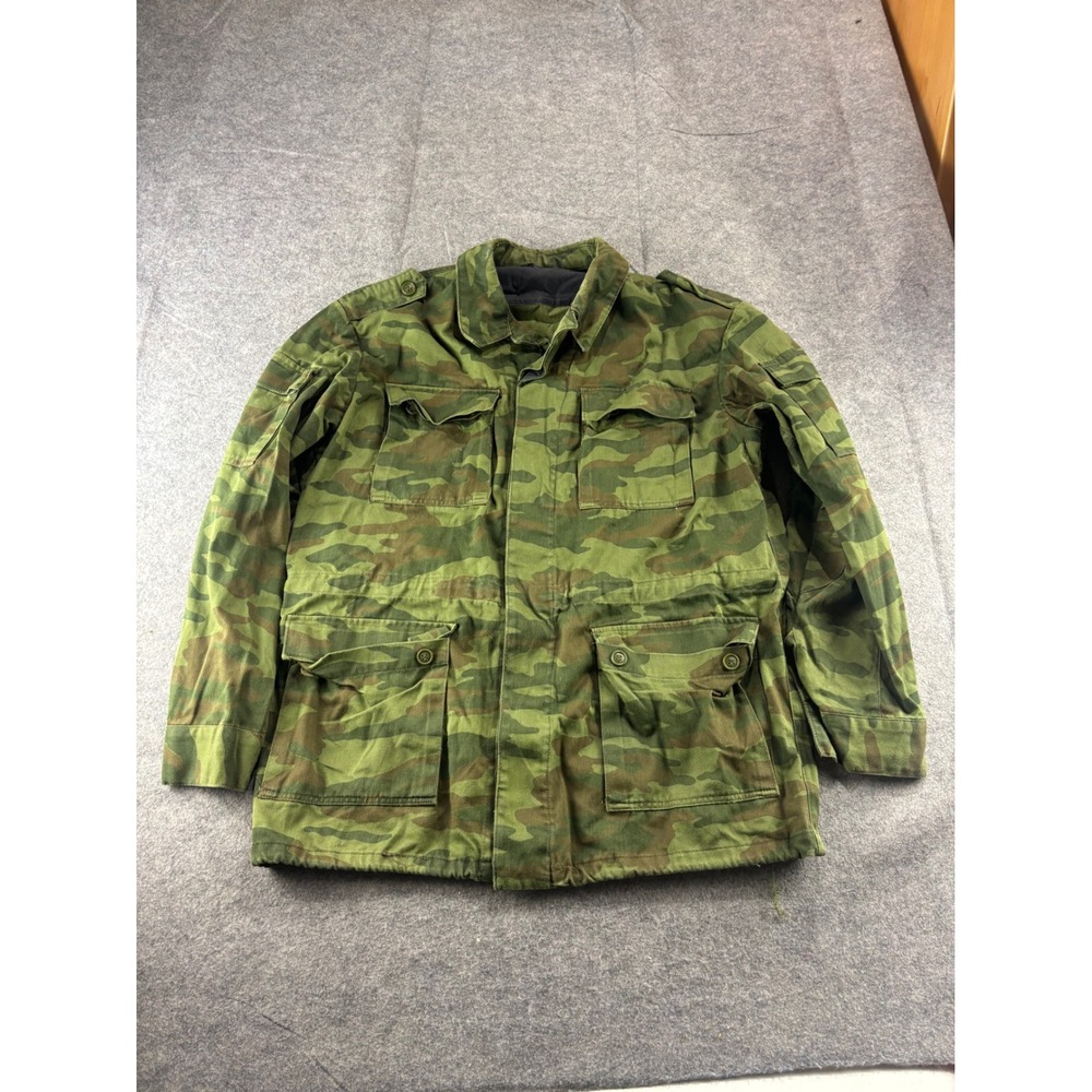 VTG Military Tiger Stripe Camo Field Jacket M65 Style Cargo Streetwear Coat
